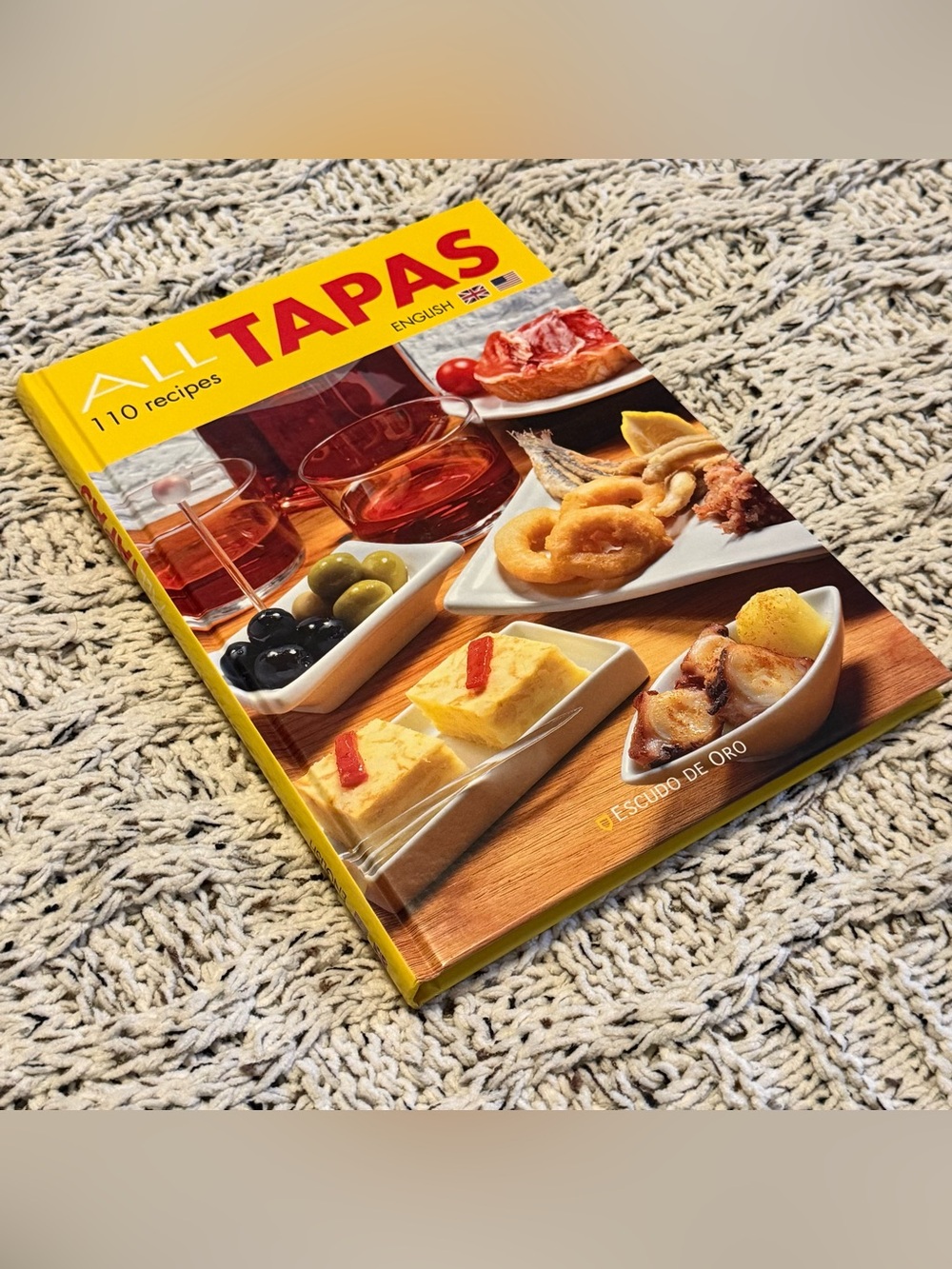 All Tapas Cookbook - English Print Hardcover How To Recipe Book